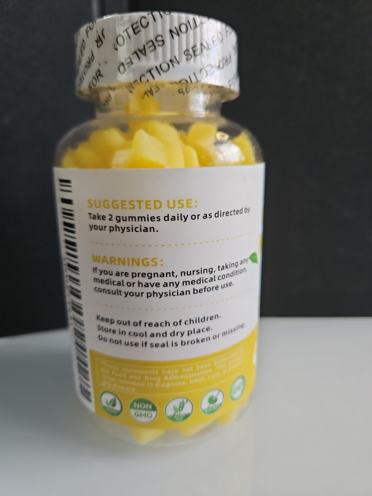 Noavii Creatine Monohydrate Gummies, 5000mg, Lemon Flavor, Unisex, 90ct