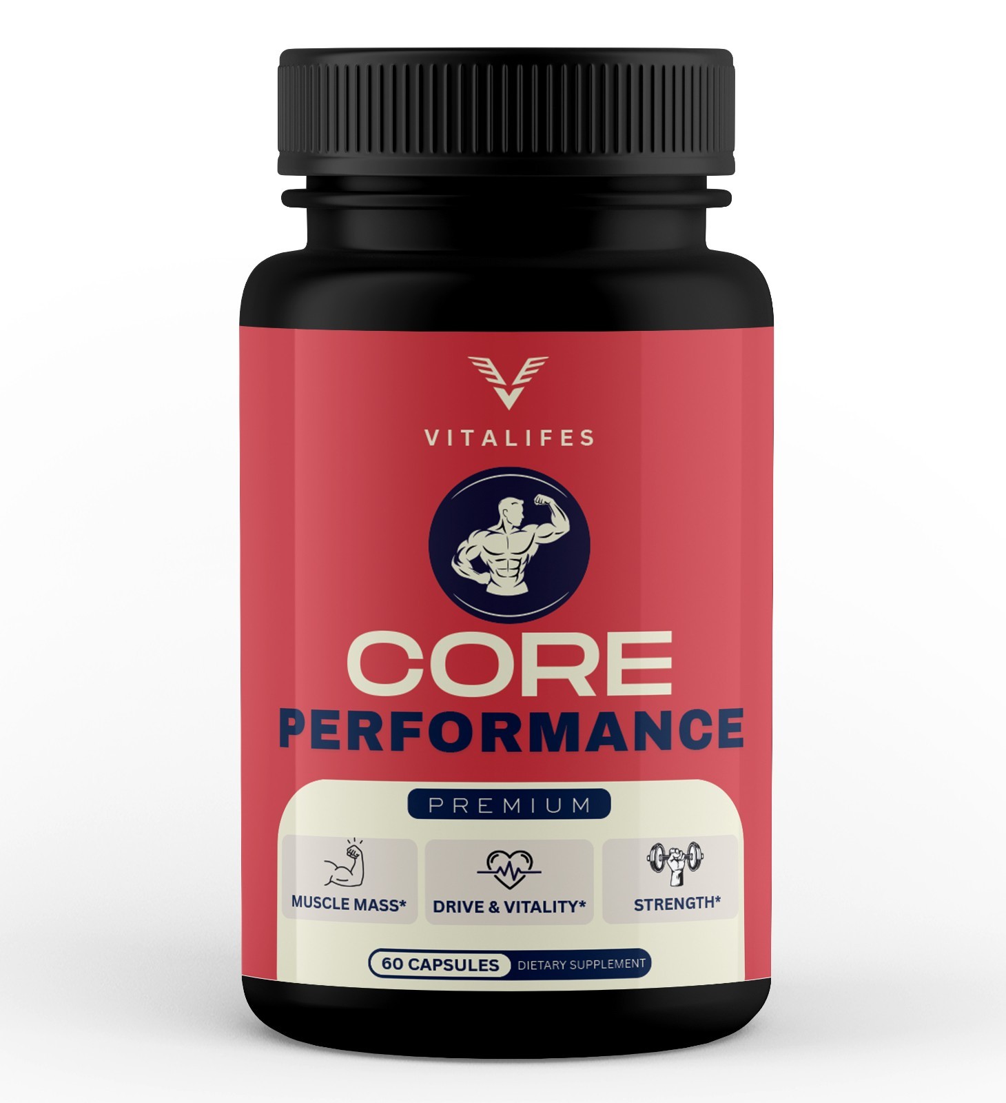 (5 pack) Core Performance Advanced Formula Stamina Support Booster 300 Capsules