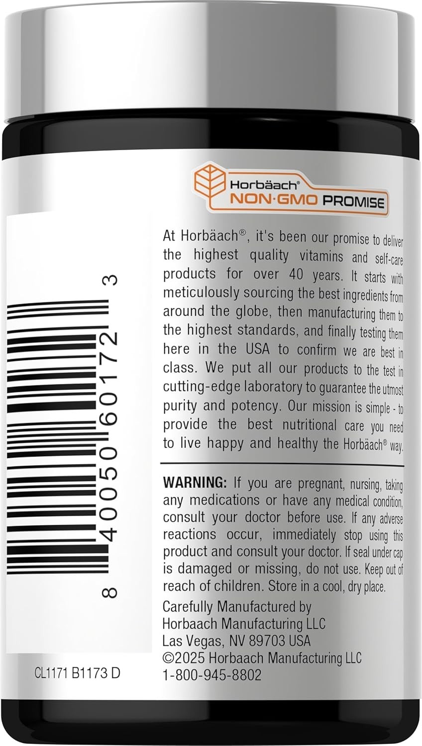 Horbaach B12 5000mcg Sublingual Methylcobalamin 120 Tablets Vegan Berry