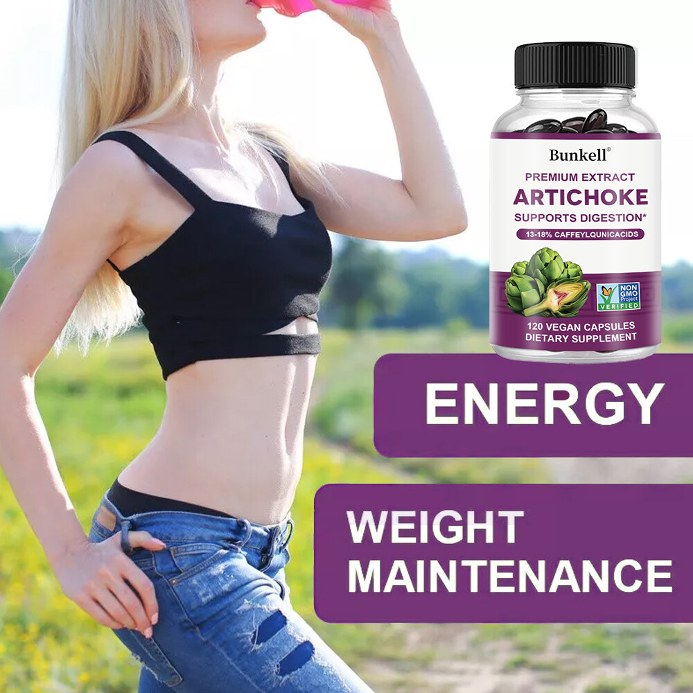Artichoke Extract 600mg | 30/60/120caps|Non-Gmo & Gluten Free Supports Digestion