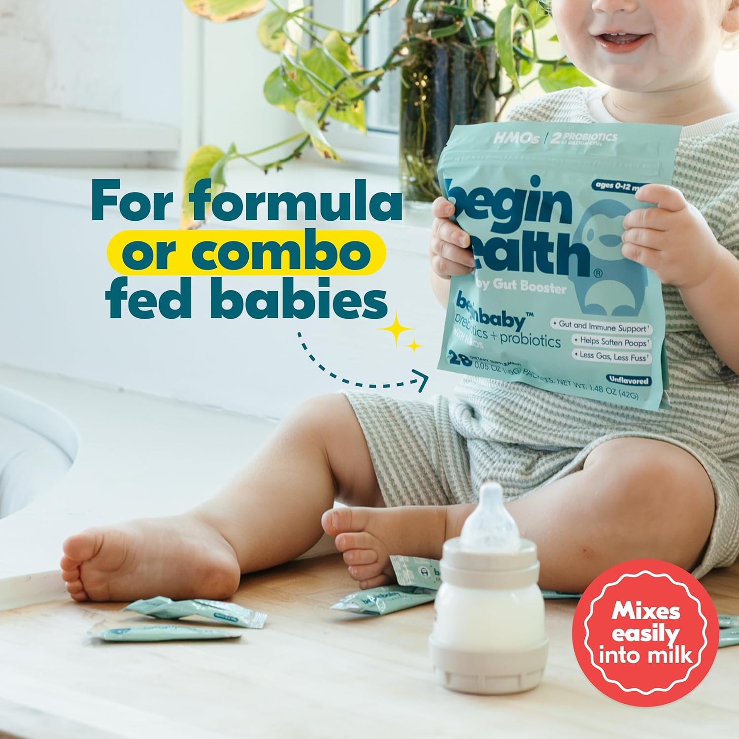Begin Health BeginBaby Infant Prebiotic Probiotic 28 Pack