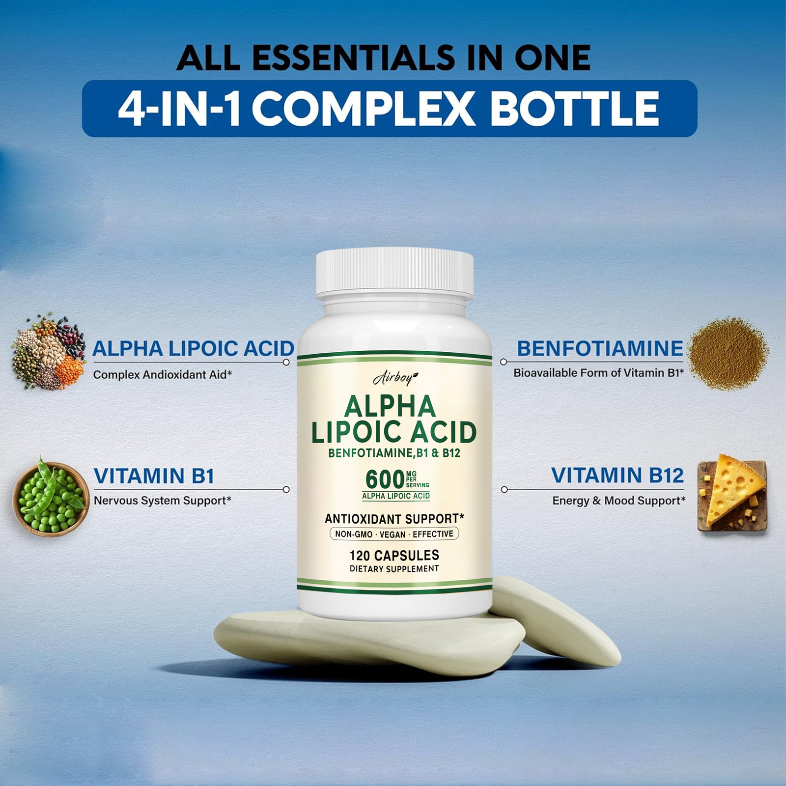 Alpha Lipoic Acid 600 Mg – Antioxidant and Metabolism Support, Weight Management