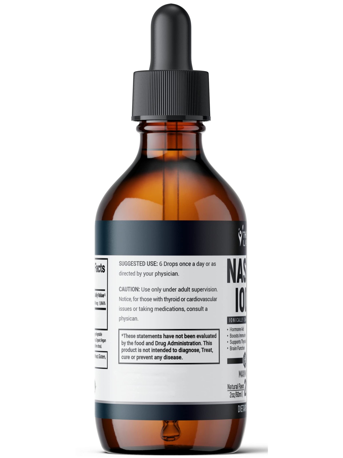 Nascent Iodine Supplement | 2800mcg | Potassium 2 Fl Oz (Pack of 1), Clear
