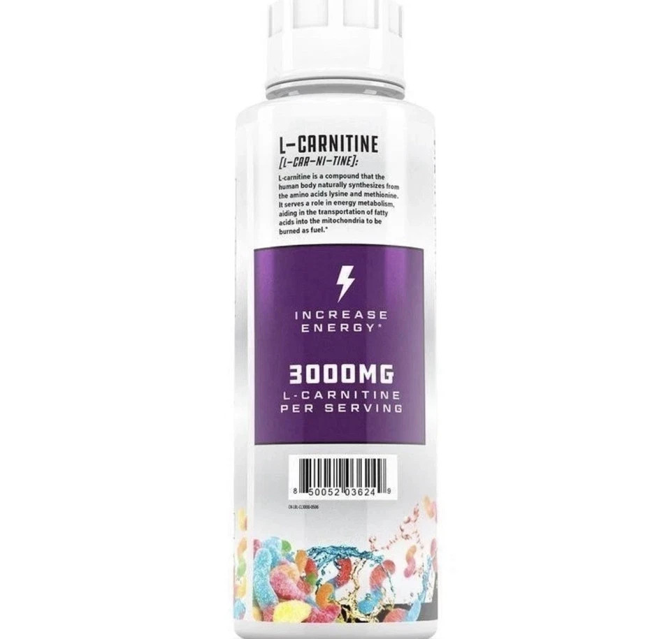Cutler Nutrition Liquid Carnitine 3000mg for Energy and Metabolism peach Flavor*