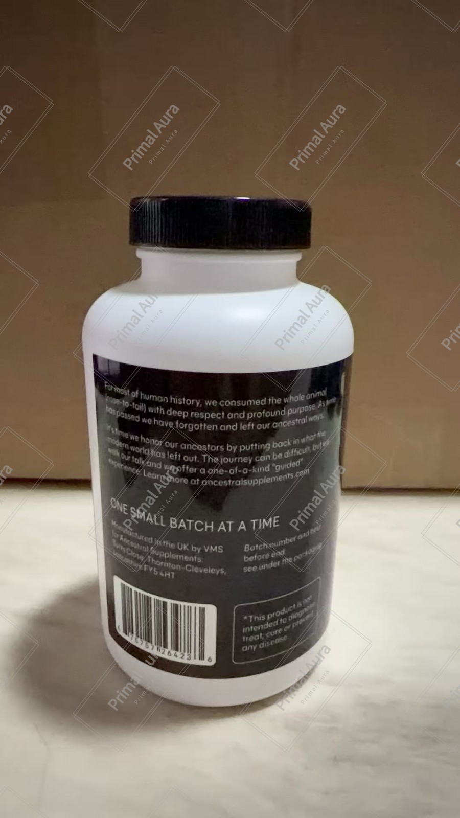 Ancestral Supplements Grass Fed Beef Organ Supplement Supports EXP:09/2028