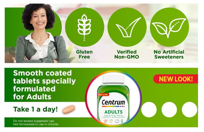 NEW Centrum Multivitamin ADULT Multimineral Supplement 200 Tablets