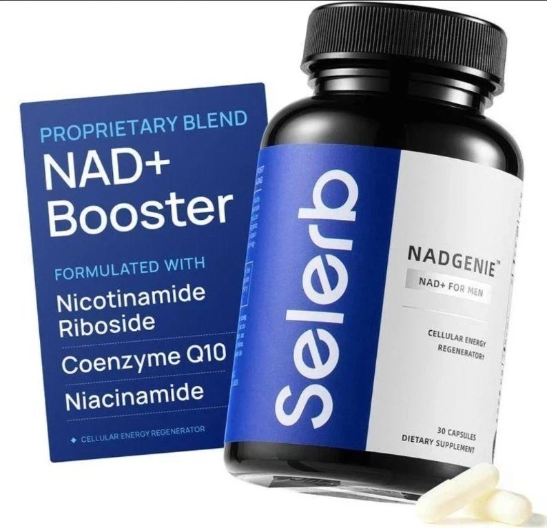 Selerb NAD+ Supplement for Men- Circulation & Prostate Support- 60 Capsules Edib