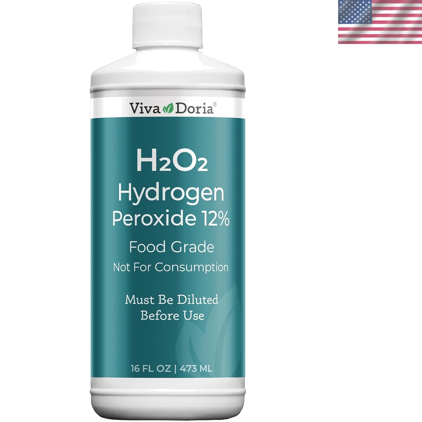 16 Fl Oz Food Grade Hydrogen Peroxide – 12% Concentration, USA Made