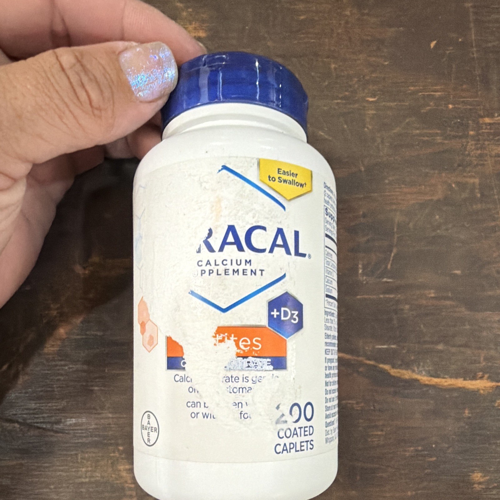 Citracal Petites Calcium + D3 Easy to Swallow Caplets 200ct Bone Health
