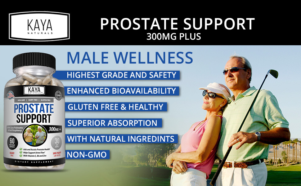 Prostate Support – Saw Palmetto – Reduce Frequent Urination, Stamina supplement