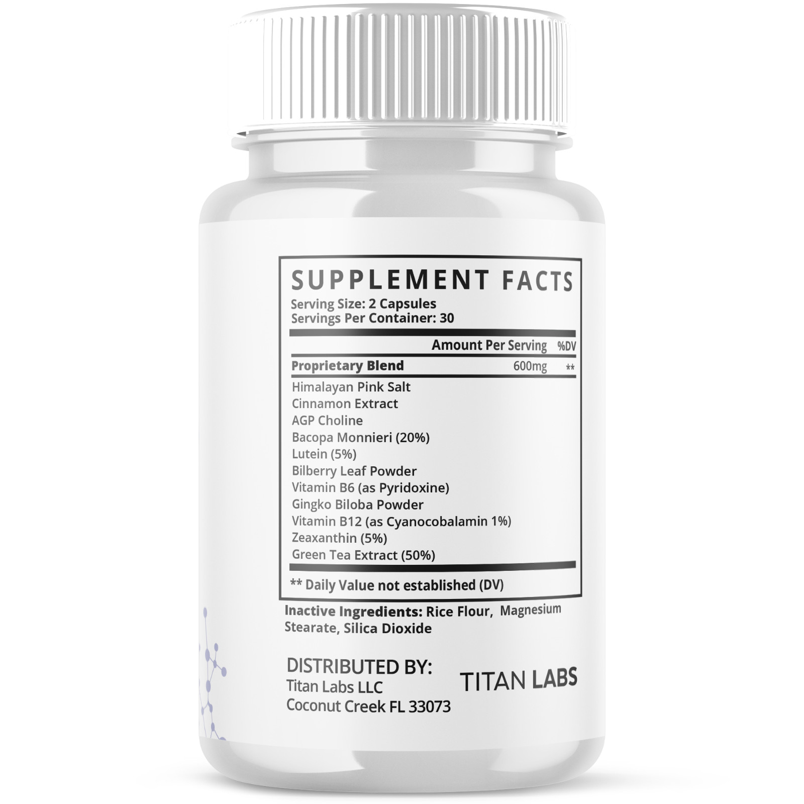 (2 Pack) Neuro Mind Pro Nootropic Natural Brain Formula Supplement 120 Capsules