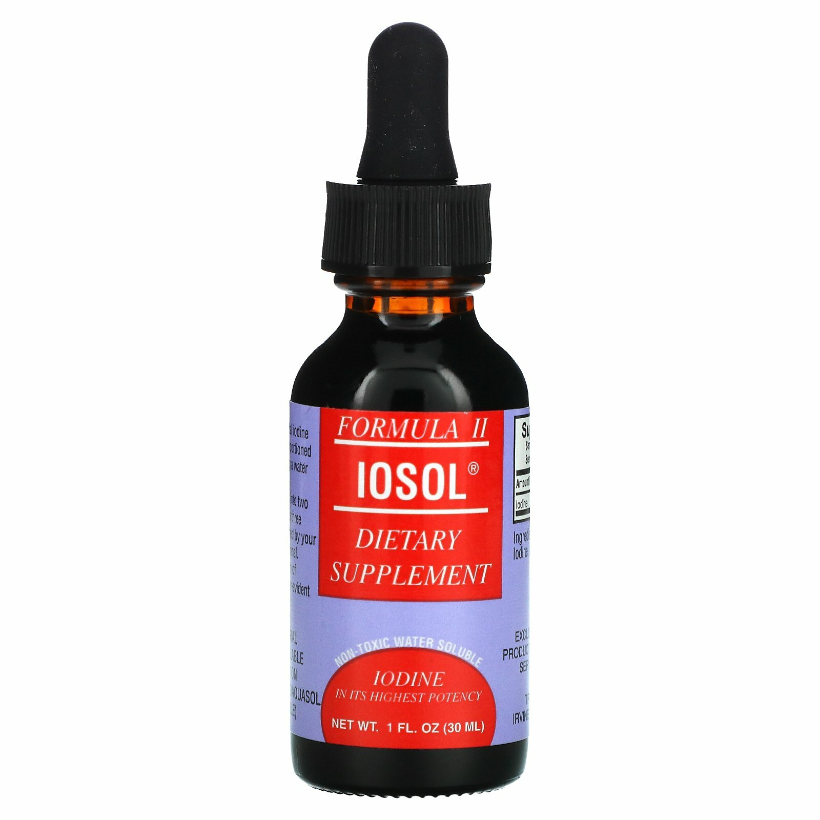 TPCS Iosol Formula II 1 fl oz 30 ml Non-Toxic