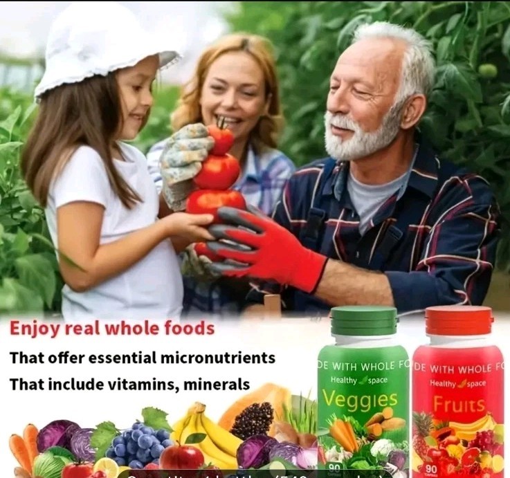 Fruits & Vegetables, Fruit & Veggies Whole Food Supplement, 540 Capsules Total