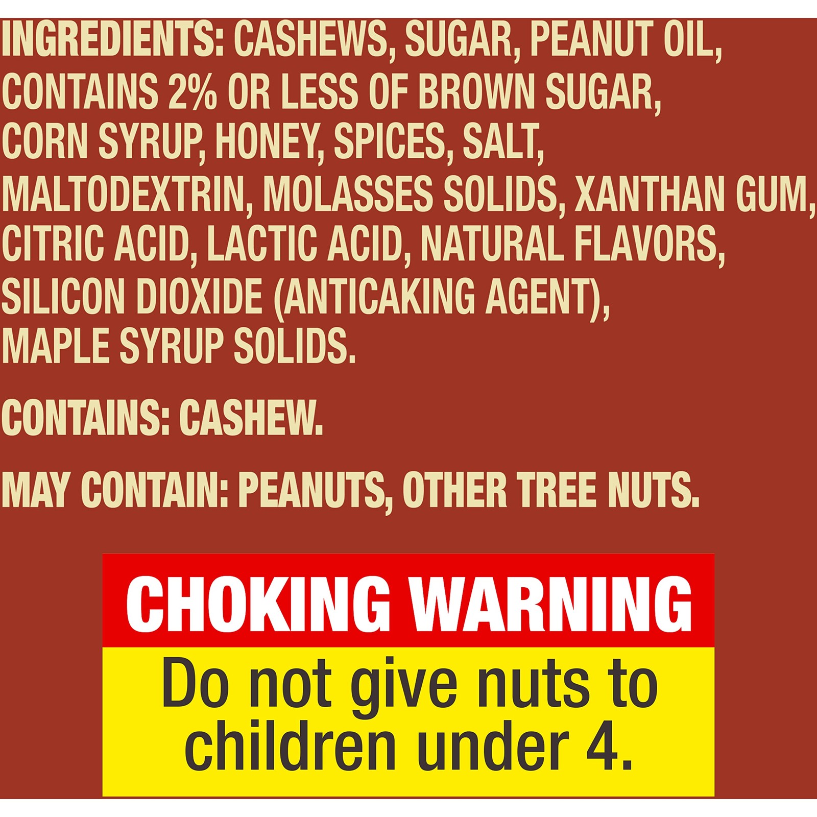 PLANTERS Cashews Cinnamon & Brown Sugar – Trail Mix Snack 5 oz (Pack of 1)