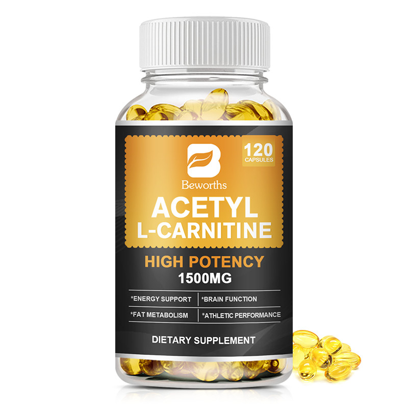 ACETYL L-CARNITINE 1500mg TABLETS System Health Antioxidant CAPSULES 120 Capsule