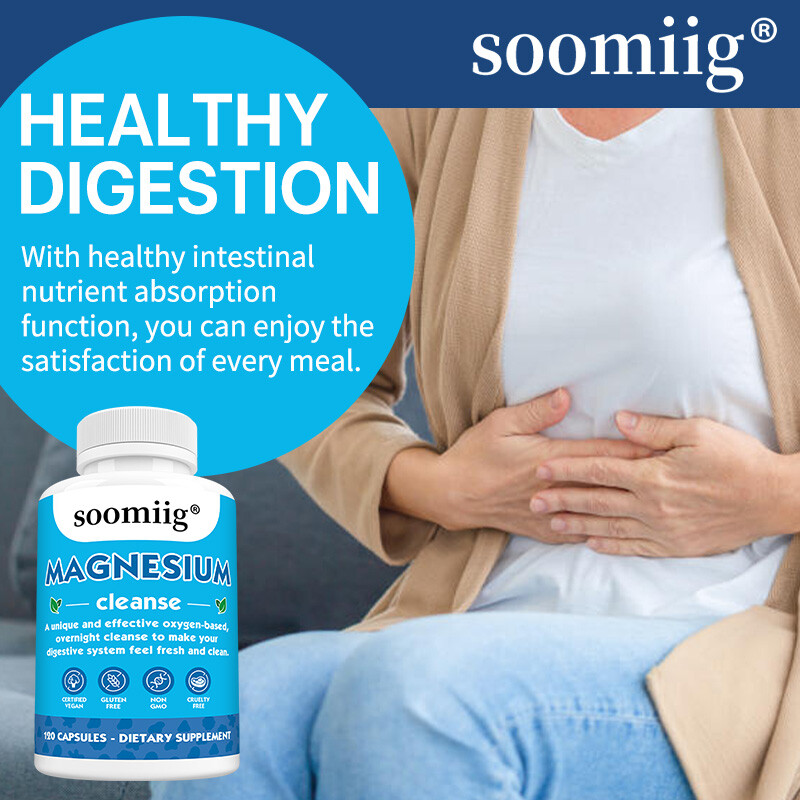 Magnesium Oxygen Digestive System Cleanser 30/60/120 Capsules