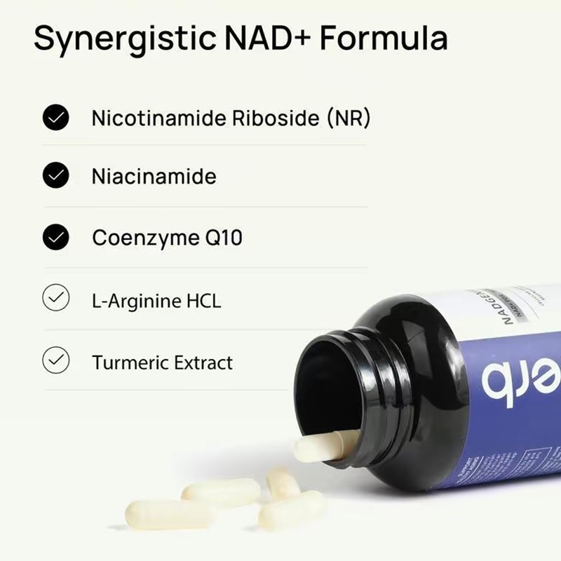 2 BOTTLES-Selerb NAD+ Supplement for Men Liposomal-NAD+,CoQ10, L-Carnitine