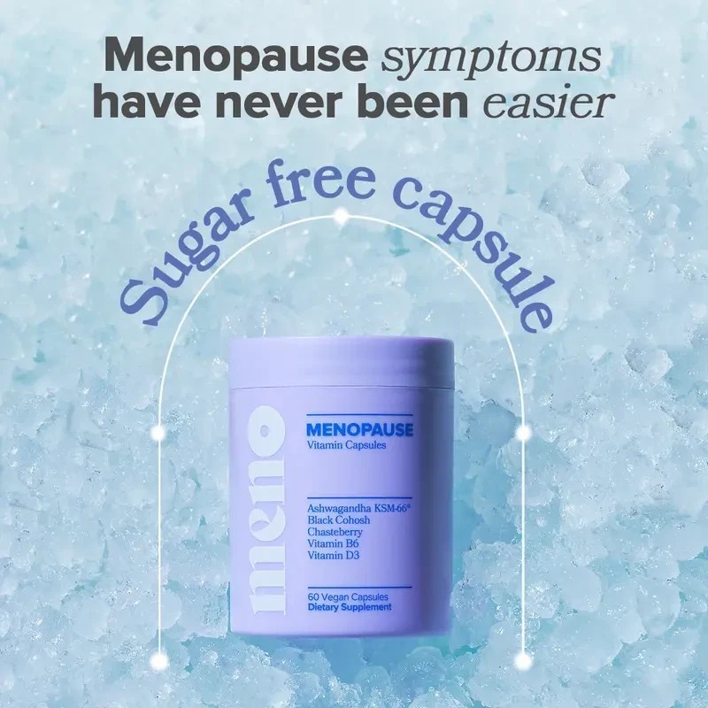 3 Pack Menopause Relief Supplement 60 Vegan Capsules for Women with Vitamin D3