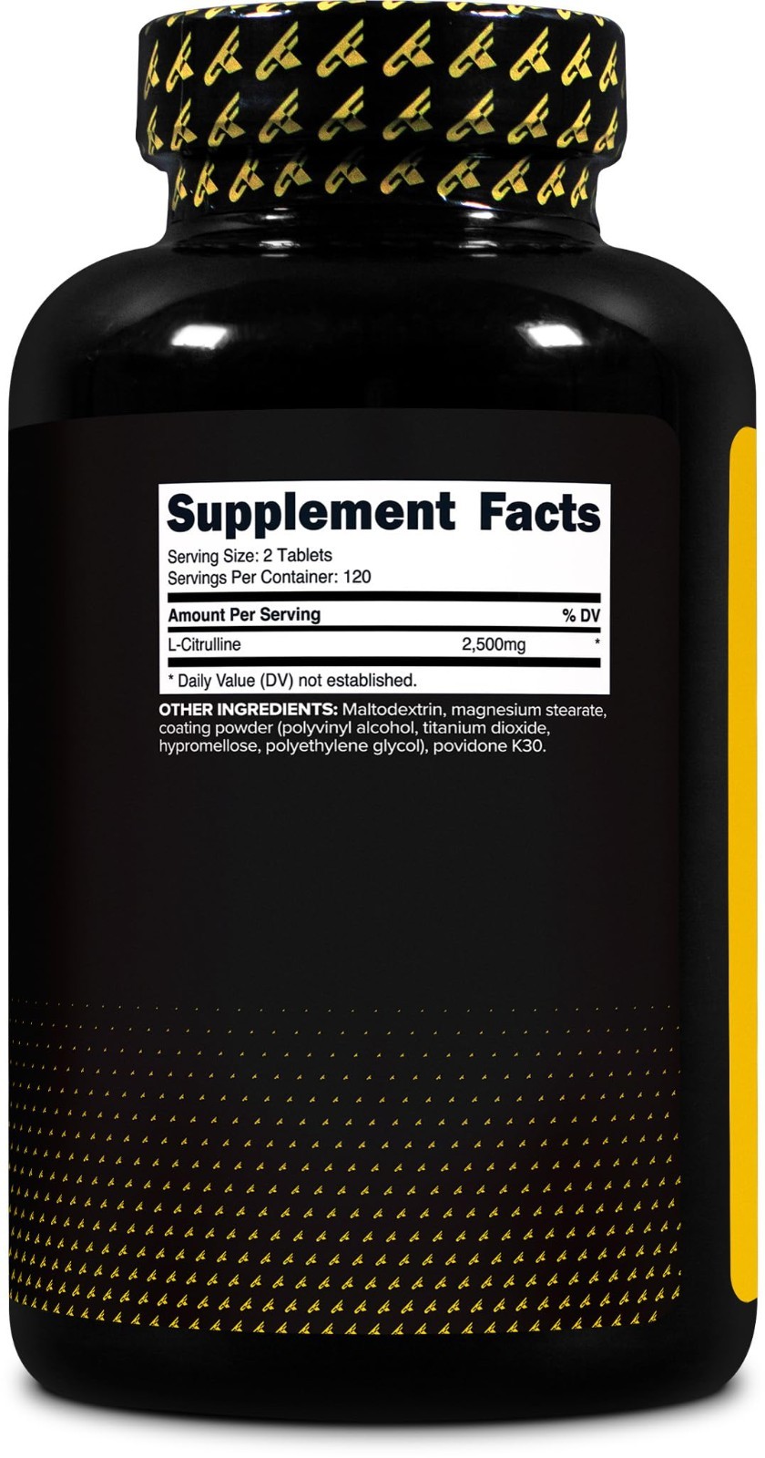 L-Citrulline 2500mg – 240 Tablets, 120 Servings – Boost Energy & Performance
