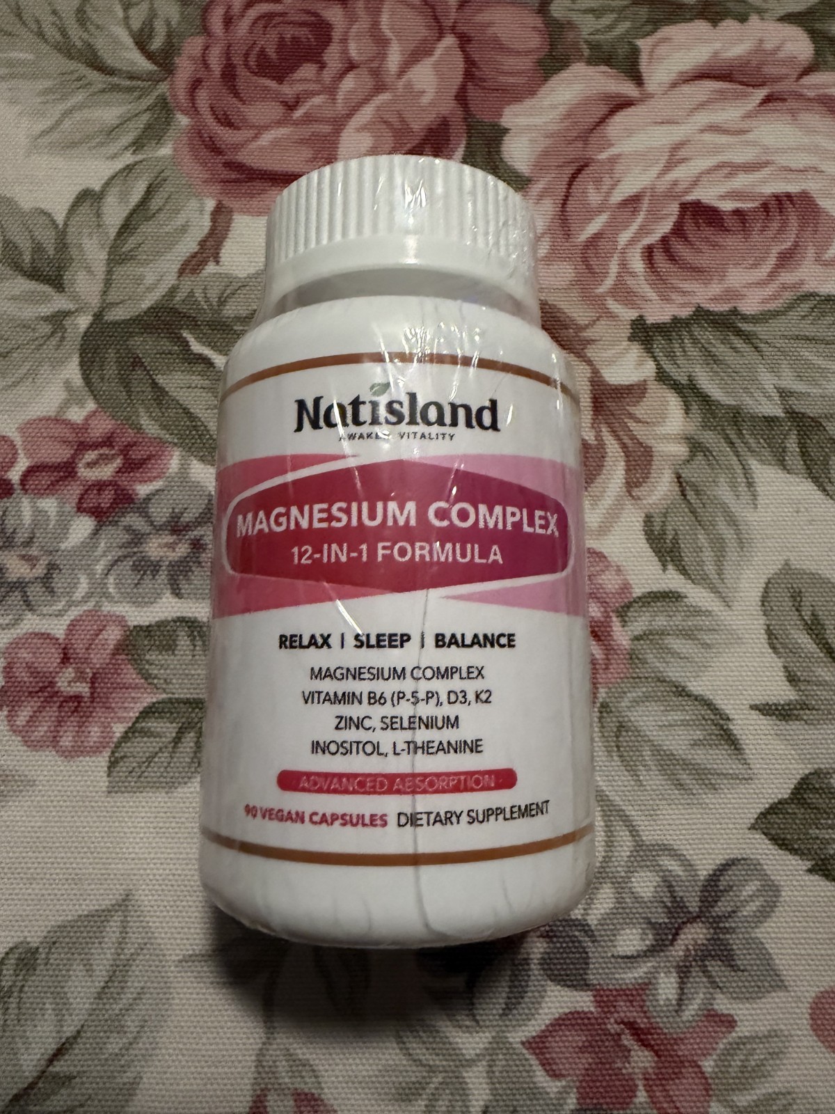 12 in 1 Magnesium Complex for Women – 1000mg Magnesium Complex with D3K2, B6