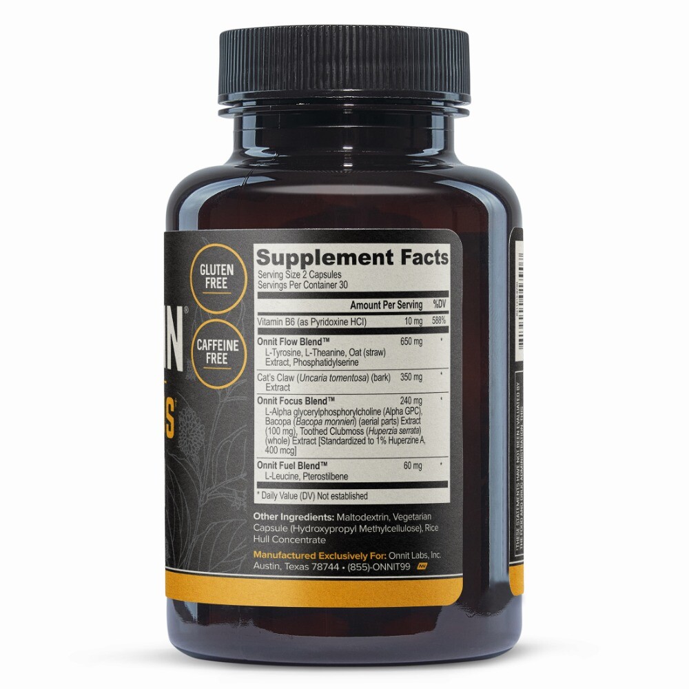 Alpha BRAIN Nootropic Brain Health, Memory and Focus Support, 60 Ct