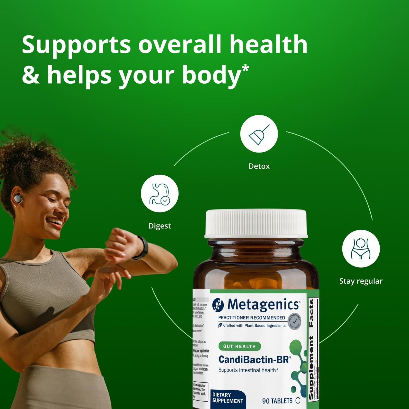 Concentrated Berberine 400mg – Intestinal Support, Gut Health & Microbial Balanc