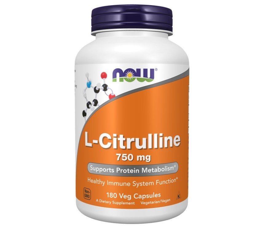 NOW Foods, L-Citrulline, 750 mg, 180 Veg Capsules