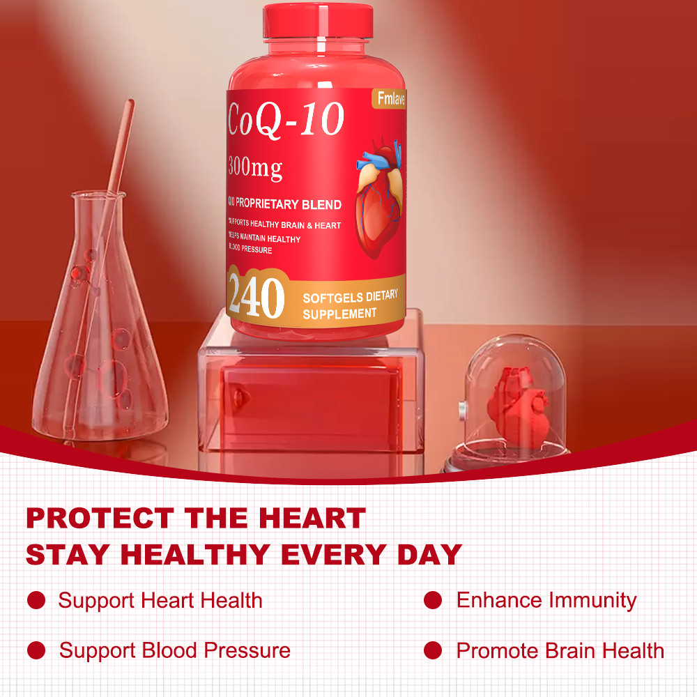 2x CoQ-10 300mg 480 Softgels Coq10 Co Q10 Coenzyme Heart Support NON GMO US Ship