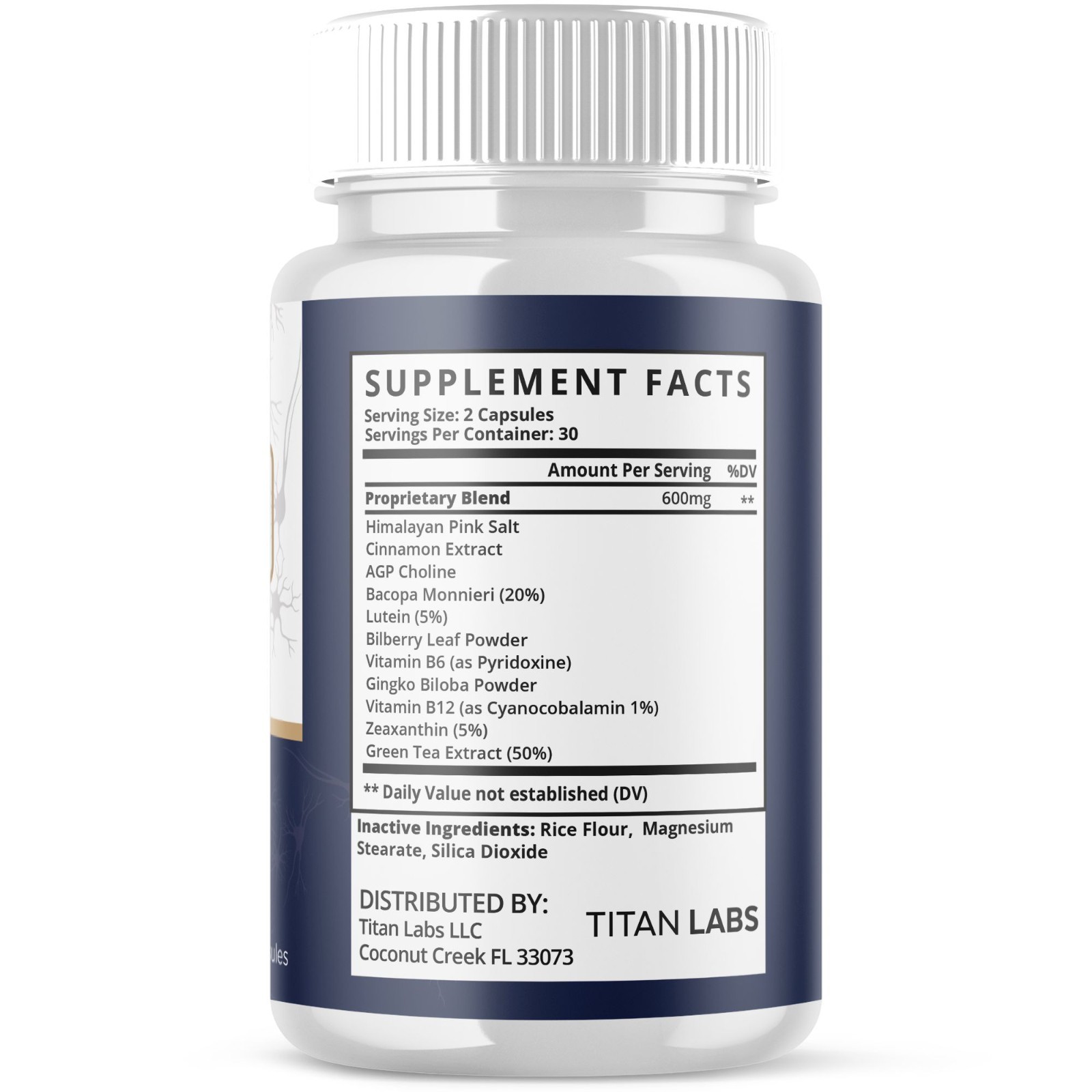 (1 Pack) MemoPryl Nootropic All Natural Brain Supplement Memo Pryl 60 Capsules
