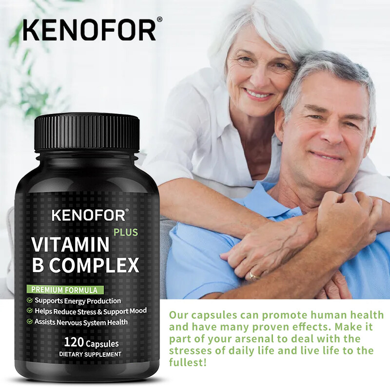 Vitamin B Complex 30/60/120Capsules Helps Reduce Stress Immune Support Pills
