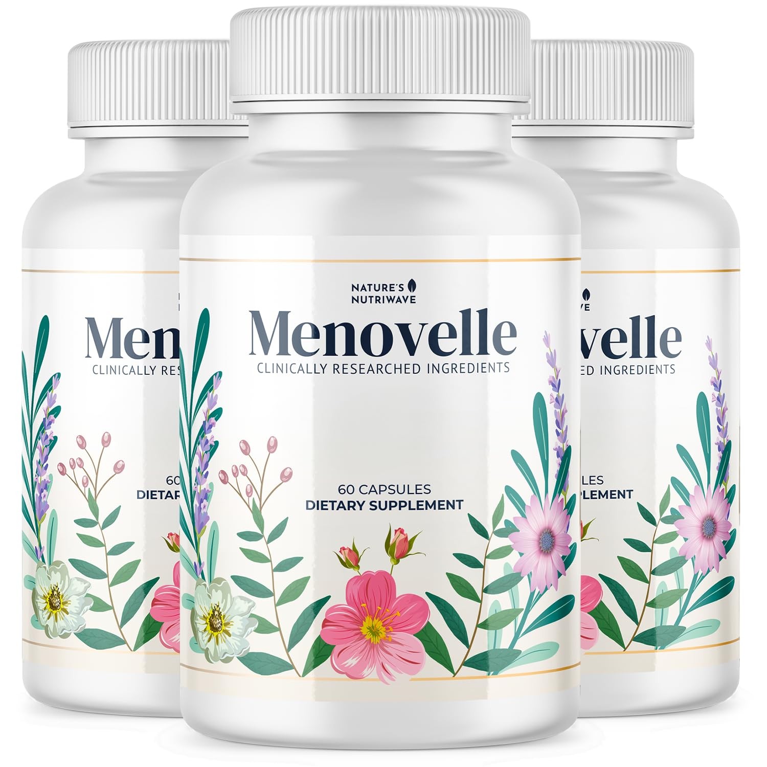 Nature’S Nutriwave Menovelle Capsules For Women Natural Daily Support Formula
