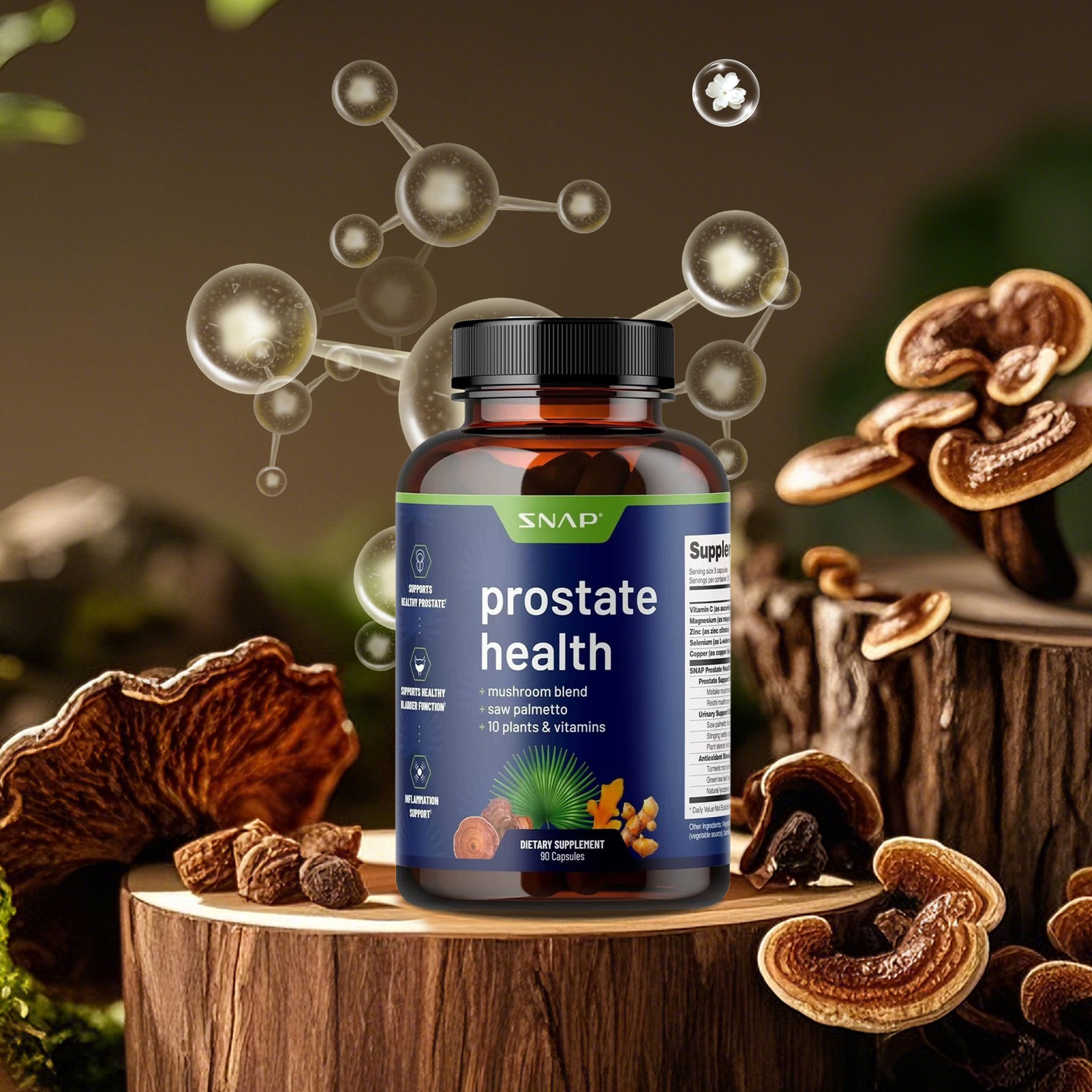 Prostate Fitness – Urinary, Bladder & Immune System Health Snap 60ct Supplements