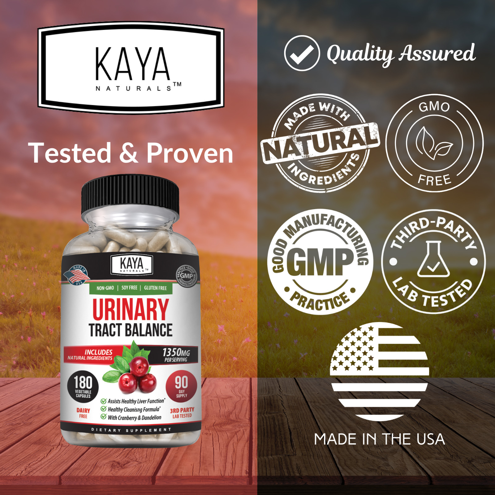 Urinary Tract Balance D Mannose Powder Cranberry Hibiscus Flower Dandelion Root
