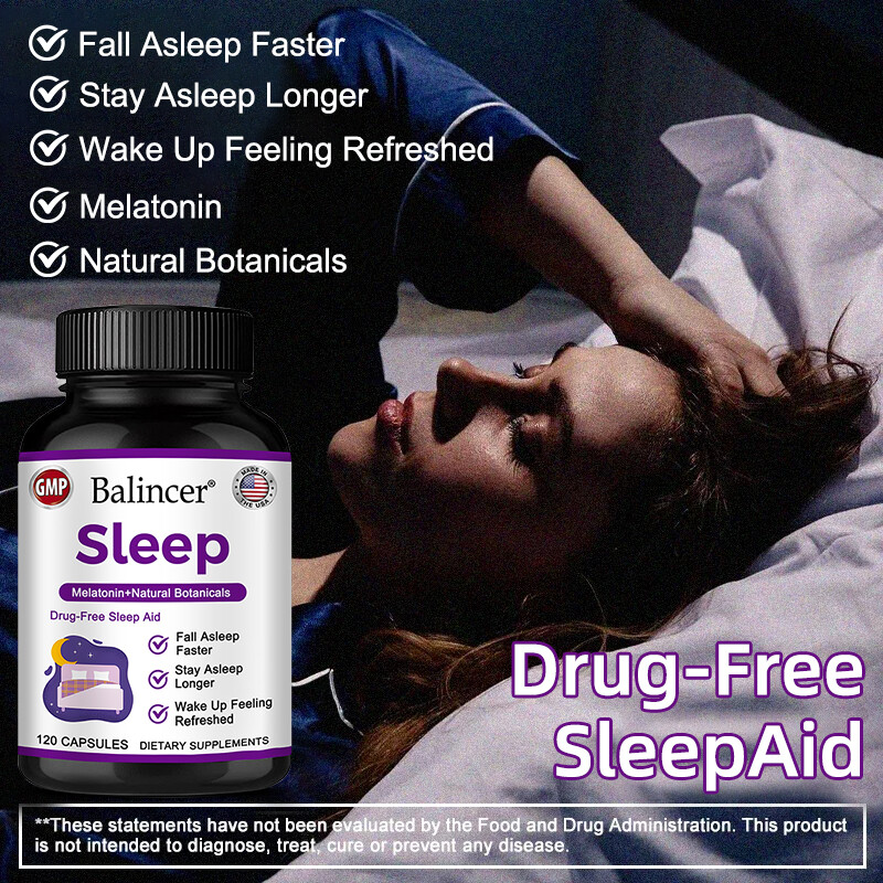 Sleep Capsules 630/60/120ct, Fall Asleep Fast & Stay Asleep, Sleep Supplement