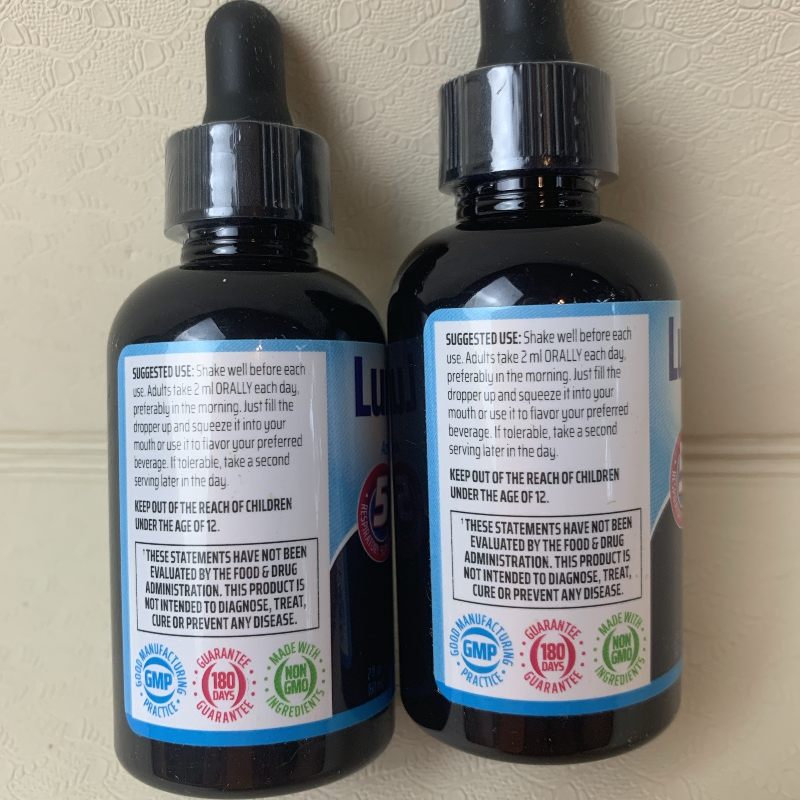 Lot of 2 – Lung Clear Pro Advanced Respiratory Support – 2 fl oz Each – EXP 6/26