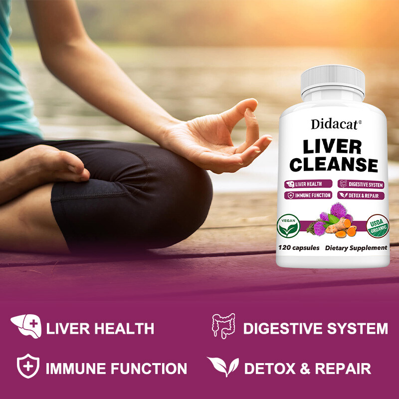Milk Thistle (Silymarin) Extract liver cleanser liver detox repair capsules