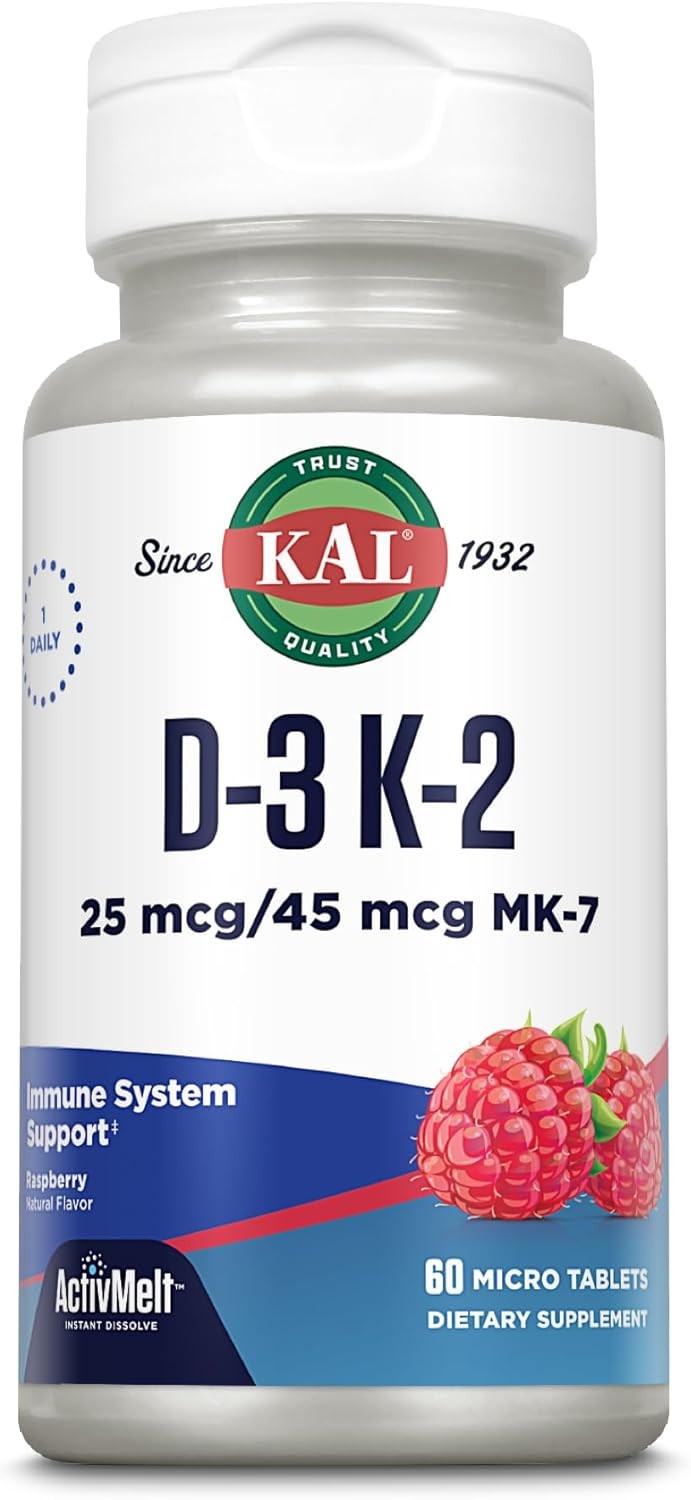 Kal D3 K2 Activemelt Red Rasberry – 60 Tablet (expires 08/2026)