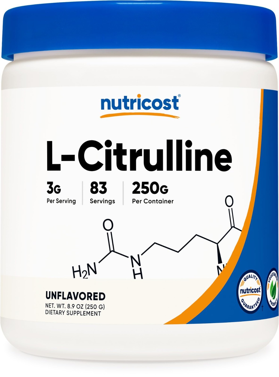 Pure L-Citrulline Powder 250g – Boost Energy, Enhance Performance, Muscle Suppor