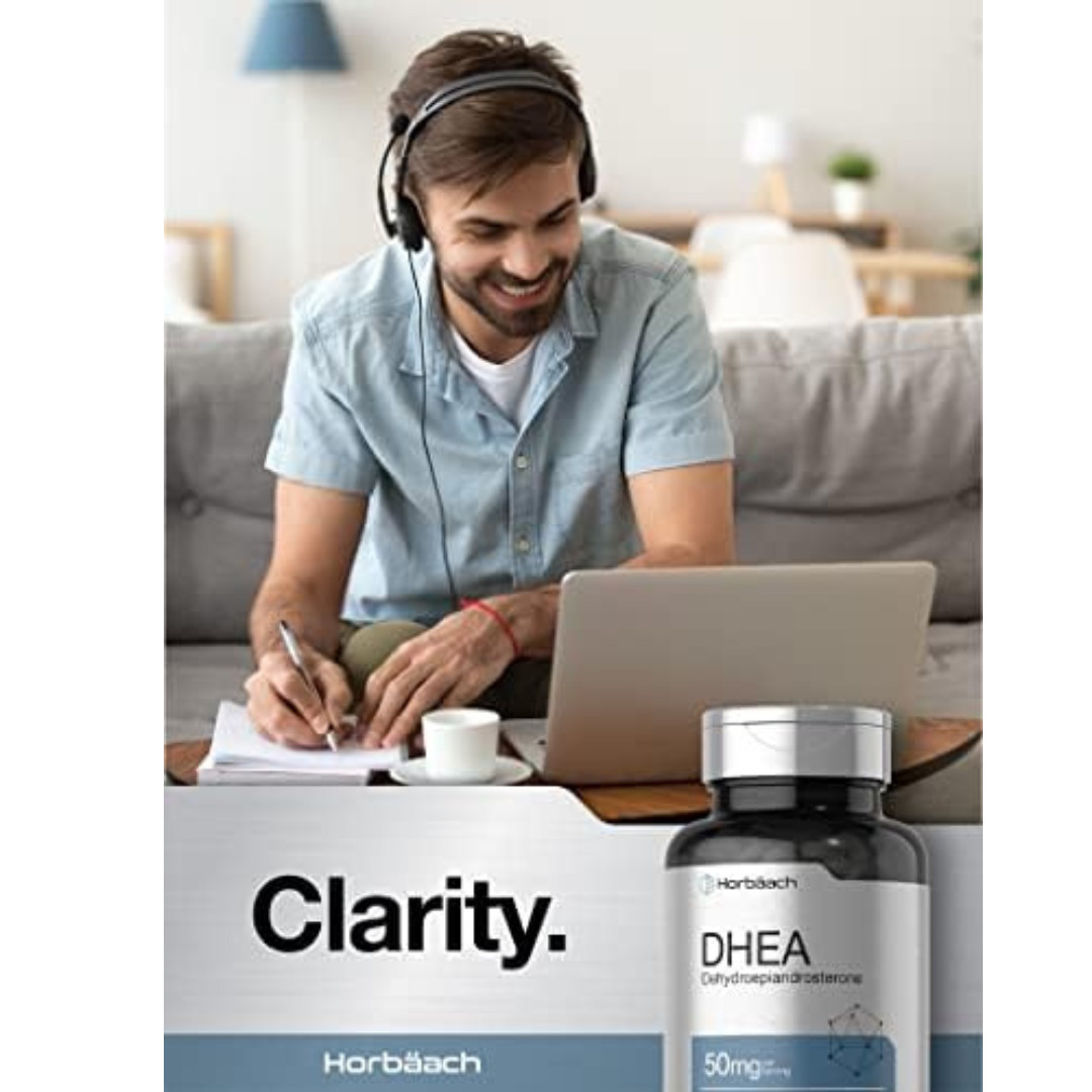 DHEA 50mg | 150 Capsules | Non-GMO, Gluten Free Supplement