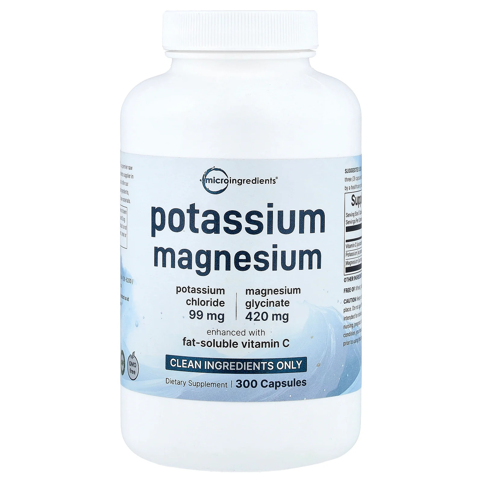 Potassium Magnesium, 300 Capsules