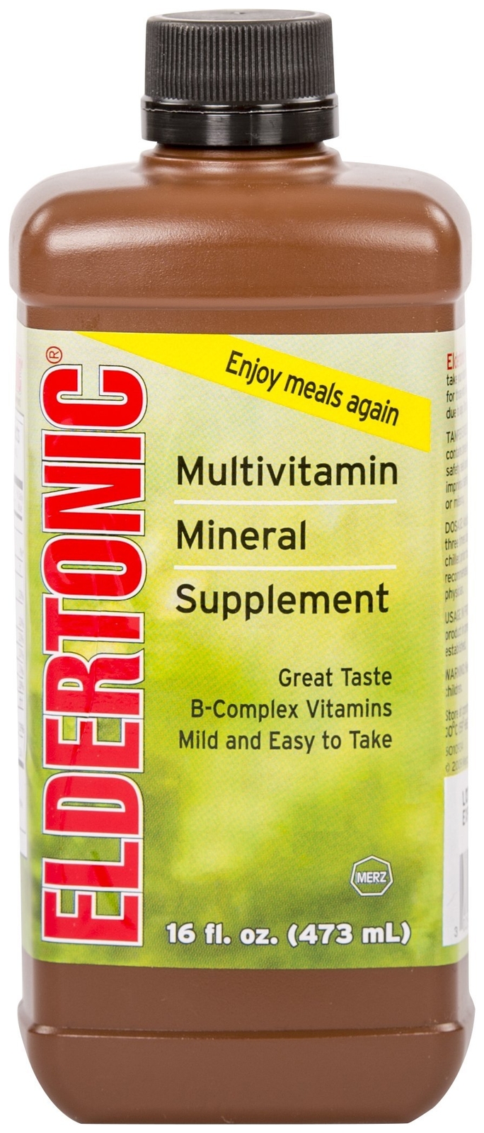 Elder Tonic 16 Fl Oz Multivitamin Mineral Supplement B Complex Great Taste