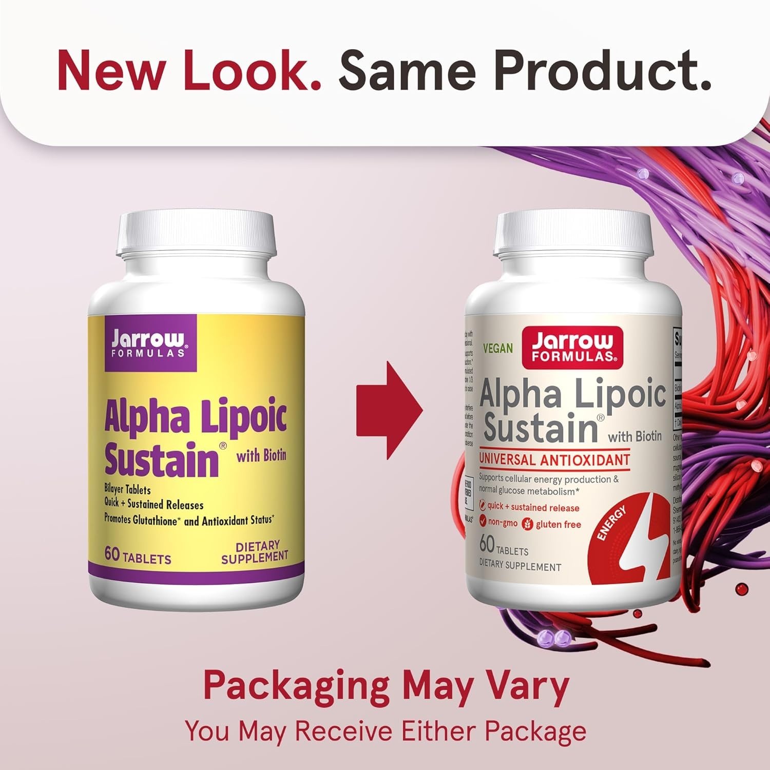 60-Count Alpha Lipoic Sustain 300 mg – Energy-Building Antioxidant Tablets
