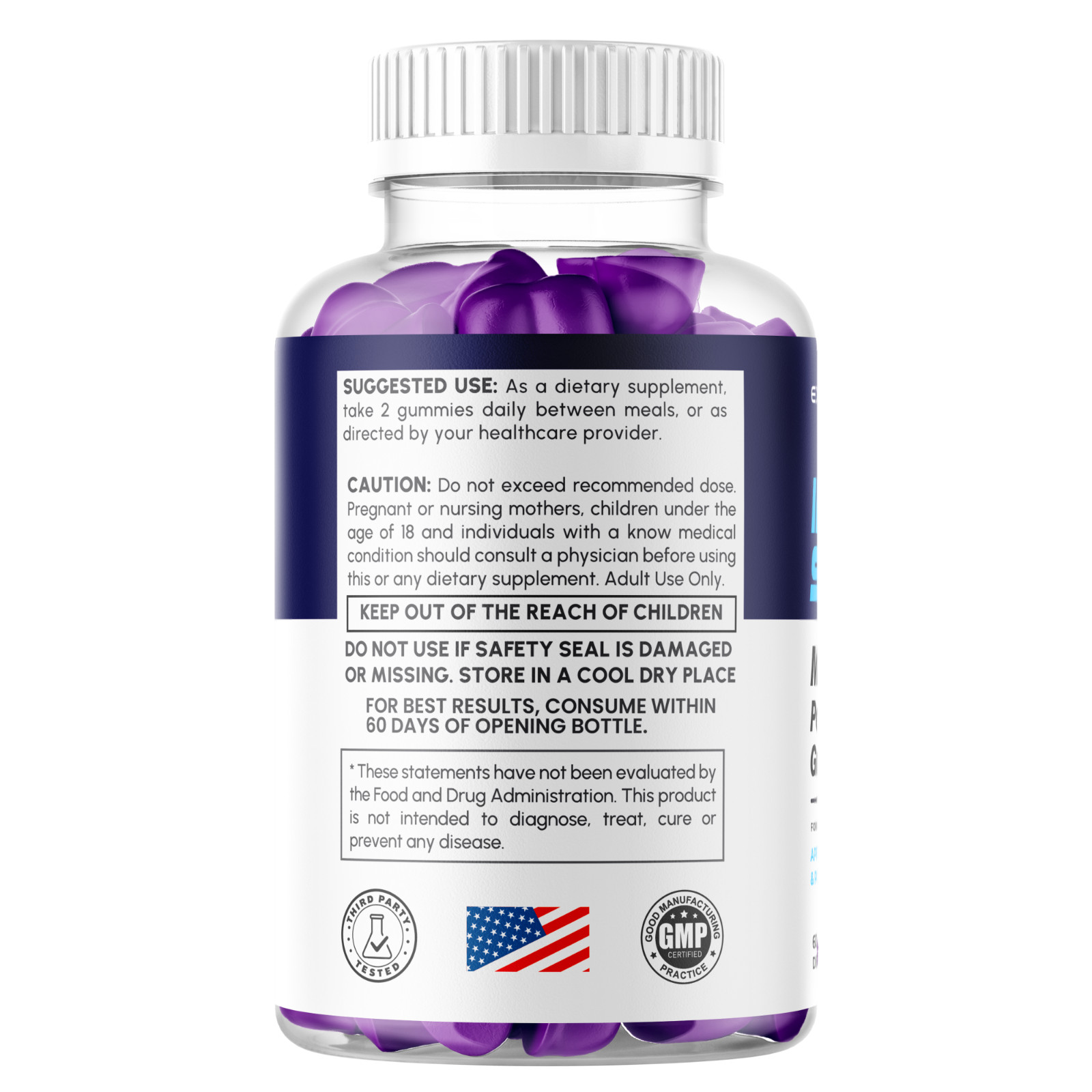 (1 Pack) Insta Surge XL Advanced Male Support Supplement InstaSurgeXL 60 Gummies