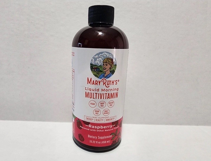 Liquid Morning Multivitamin, Raspberry, 15.22 fl oz (450 ml) Expires 11/2026