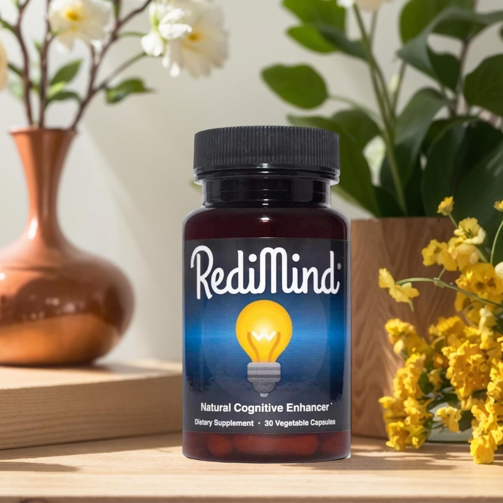 (2 Packs) RediMind Cognitive Enhancer 30 Caps Natural Focus Memory Brain Health