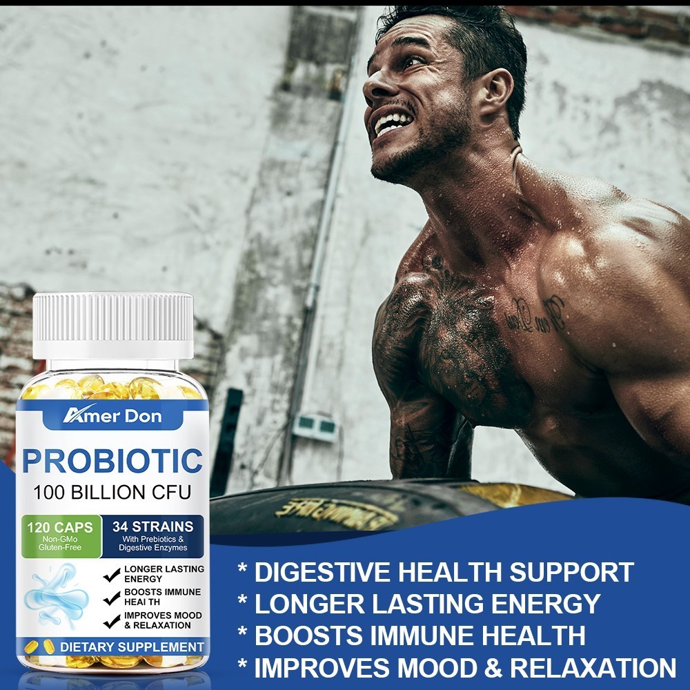 Probiotics 100 Billion CFU Potency Digestive Immune Health 60/120 Capsules
