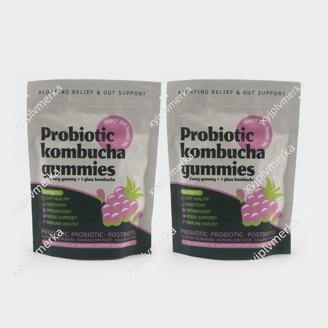 1-3 Pack Kombucha Gummy – Prebiotics Probiotics Fiber Daily Supplement