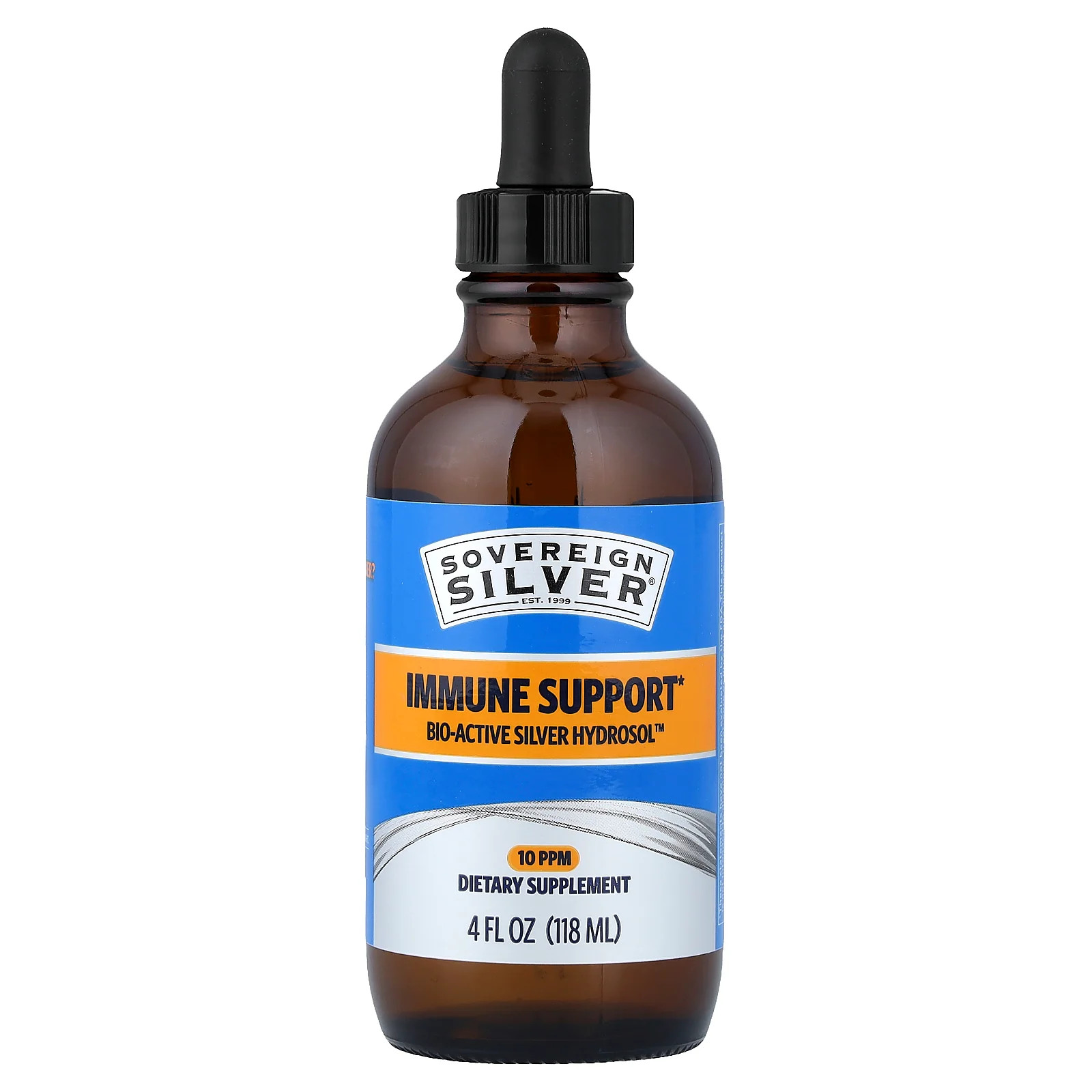 2 X Sovereign Silver, Bio-Active Silver Hydrosol � Immune Support, Liquid Drops