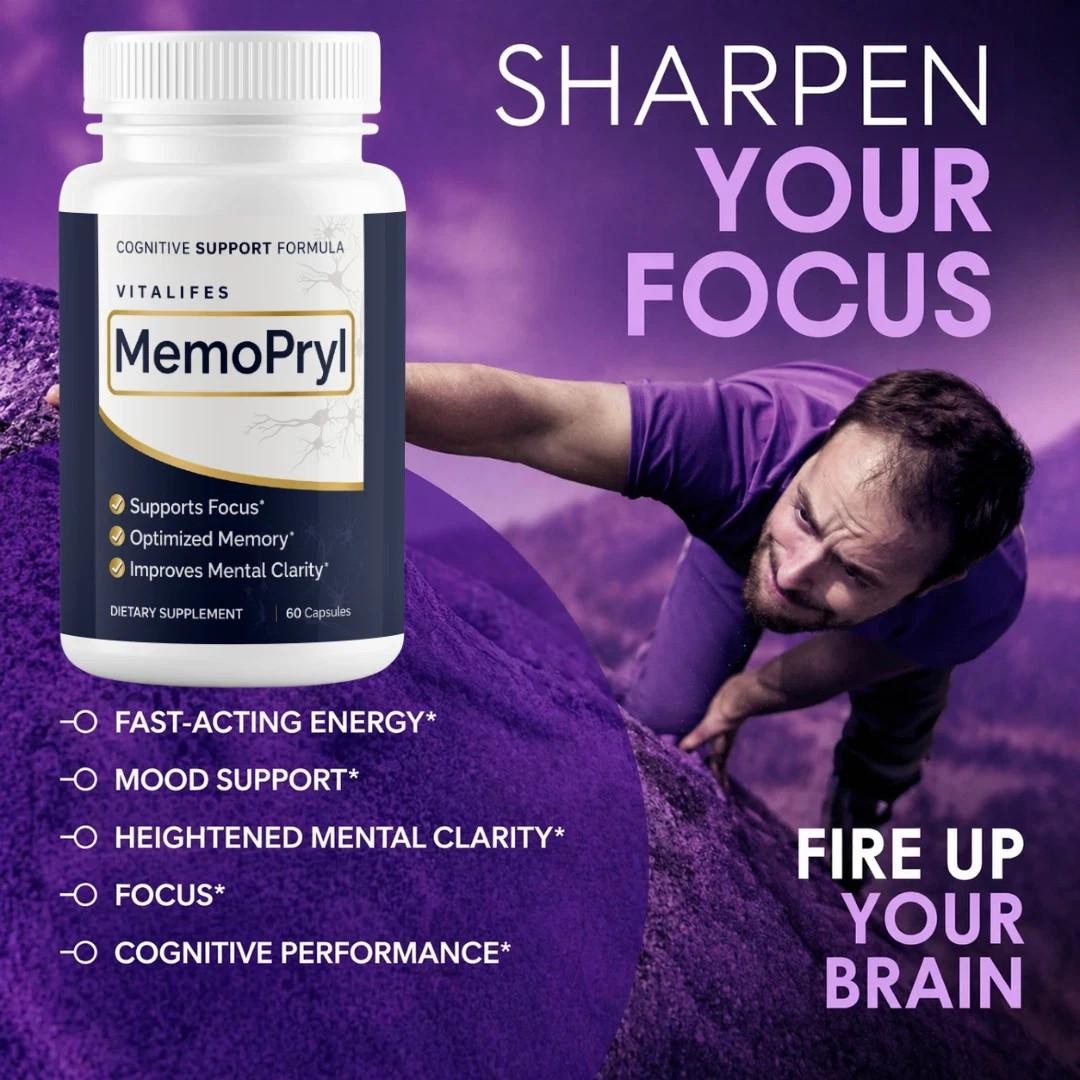 (5 Pack) MemoPryl Nootropic All Natural Brain Supplement Memo Pryl 300 Capsules