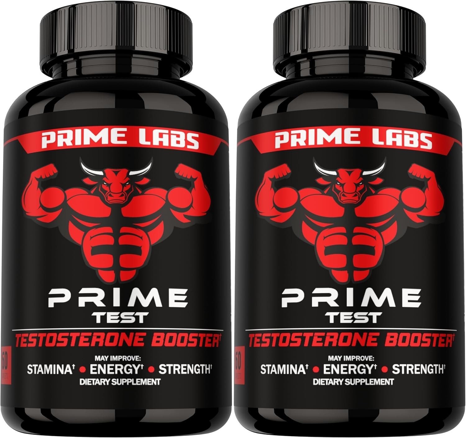 2-Pack Prime Energy & Stamina Booster for Men – 120 Keto Caplets